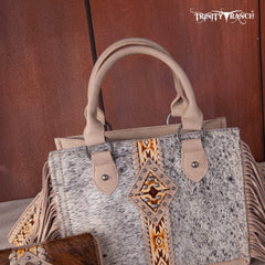 TR146-8120 Trinity Ranch Hair On Cowhide Tote/Crossbody