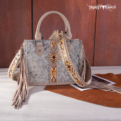 TR146-8120 Trinity Ranch Hair On Cowhide Tote/Crossbody