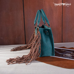 TR146-8120 Trinity Ranch Hair On Cowhide Tote/Crossbody