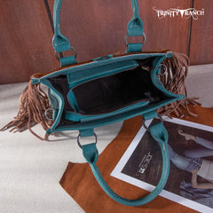 TR146-8120 Trinity Ranch Hair On Cowhide Tote/Crossbody