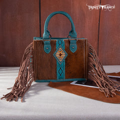 TR146-8120 Trinity Ranch Hair On Cowhide Tote/Crossbody