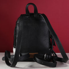 TR160-9110 Trinity Ranch Hair-On Cowhide Collection Mini Backpack