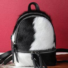TR160-9110 Trinity Ranch Hair-On Cowhide Collection Mini Backpack