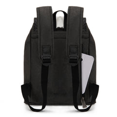 TR185-9110   Trinity Ranch Genuine Hair-On Cowhide Tooled Backpack - Black