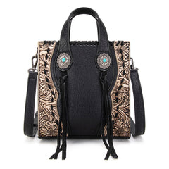 TR192-1605  Trinity Ranch Concho Collection Mini Tote/Crossbody