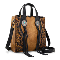 TR192-1605  Trinity Ranch Concho Collection Mini Tote/Crossbody