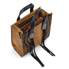 TR192-1605  Trinity Ranch Concho Collection Mini Tote/Crossbody