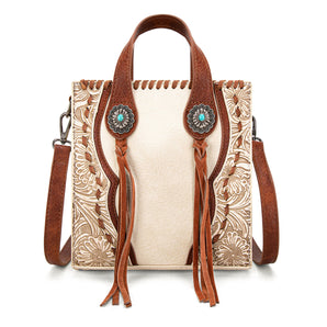 TR192-1605 Trinity Ranch Concho Collection Mini Tote/Crossbody