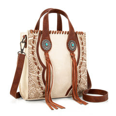 TR192-1605  Trinity Ranch Concho Collection Mini Tote/Crossbody