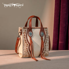 TR192-1605  Trinity Ranch Concho Collection Mini Tote/Crossbody