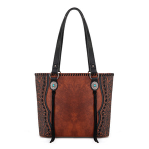 TR192G-8317 Trinity Ranch Concho Collection Concealed Carry Tote