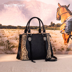 TR192G-8322  Trinity Ranch Concho Collection Tote/Crossbody