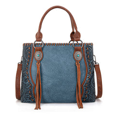 TR192G-8322  Trinity Ranch Concho Collection Tote/Crossbody