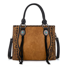 TR192G-8322  Trinity Ranch Concho Collection Tote/Crossbody