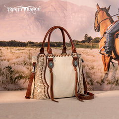 TR192G-8322  Trinity Ranch Concho Collection Tote/Crossbody