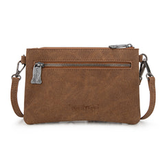 TR194-181  Trinity Ranch  Floral Tooled Collection Clutch/Crossbody