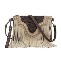TR194-181  Trinity Ranch  Floral Tooled Collection Clutch/Crossbody