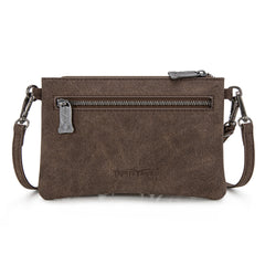 TR194-181  Trinity Ranch  Floral Tooled Collection Clutch/Crossbody