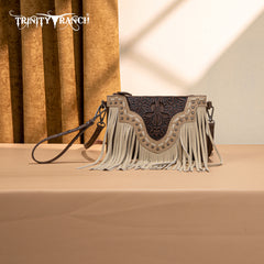 TR194-181  Trinity Ranch  Floral Tooled Collection Clutch/Crossbody