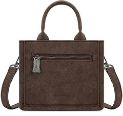 TR198-8121  Trinity Ranch Western Hair-On Cowhide Mini Tote/Crossbody