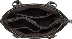 TR198G-8899 Trinity Ranch Genuine Hair-On Cowhide Collection Concealed Carry Tote