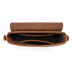 TR202-8320BR  Trinity Ranch Genuine Cowhide Crossbody - Brown