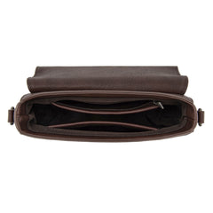 TR202-8320CF  Trinity Ranch Genuine Cowhide Crossbody -Coffee