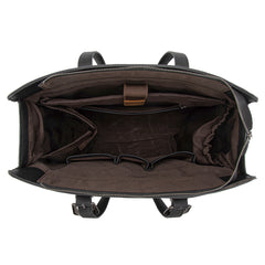 TR202G-8355BK  Trinity Ranch Genuine Cowhide Carry-All Cowhide Concealed Carry Large Tote /Crossbody - Black