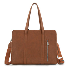 TR202G-8355  Trinity Ranch  Genuine Cowhide  Carry-All Cowhide Concealed Carry Large Tote /Crossbody - Brown