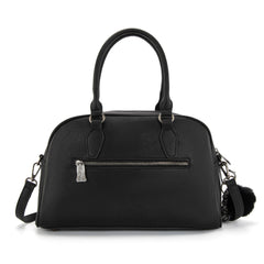 TR202-S5110BK  Trinity Ranch Genuine Cowhide Satchel/Crossbody -Black