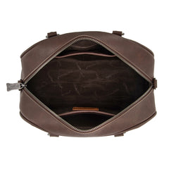 TR202-S5110CF  Trinity Ranch Genuine Cowhide Satchel/Crossbody -Coffee