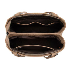 TR203G-8600  Trinity Ranch Genuine Hair-On Cowhide Tooled Collection Concealed Carry Tote