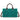 TR214-8802TQ Trinity Ranch Floral Tooled Leather Western Satchel Tote Bag - Turquoise