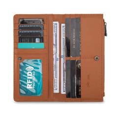 TR203-W2002 Trinity Ranch Hair-On Cowhide Tooled Collection Wallet