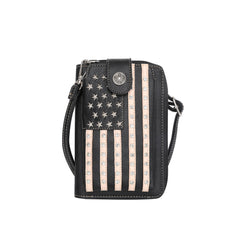 US04-183 Montana West American Pride Phone Case Crossbody Wallet