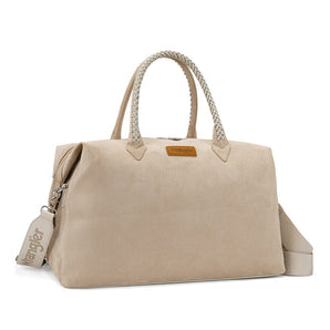 WG-HB-543-5110-TN Wrangler Braided Handle Duffle/Crossbody Bag - Tan