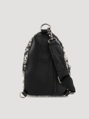 WG106-S9110   Wrangler Sling Bag/Crossbody/Chest Bag  - Black