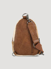 WG106-S9110   Wrangler Sling Bag/Crossbody/Chest Bag  - Brown
