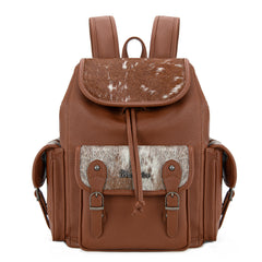 WG12-9110  Wrangler Hair-on Cowhide Backpack - Brown