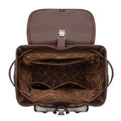WG12-9110 Wrangler Hair-on Cowhide  Backpack - Coffee