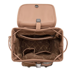 WG12-9110 Wrangler Hair-on Cowhide Backpack - Khaki
