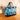 WG133-5110 Wrangler Cow Print Collection Weekender Bag -Turquoise