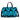 WG133-5110 Wrangler Cow Print Collection Weekender Bag -Turquoise