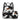 WG133-8600 Wrangler Cow Print Mini Backpack With Coin Pouch - Black