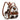 WG133-8600 Wrangler Cow Print Mini Backpack With Coin Pouch - Brown