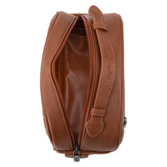 WG145 -190 Wrangler  Embroidered  Multi Purpose/Travel Pouch - Brown (Online Exclusive)