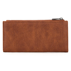 WG145-212 Wrangler Embroidered Bi-Fold Wallet - Brown