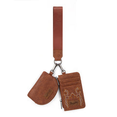 WG145-W007  Wrangler Embroidered Bi-Fold Wallet - Brown