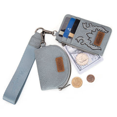 WG145-W007  Wrangler Embroidered Bi-Fold Wallet - Jean