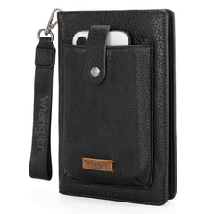 WG158-W065  Wrangler Cellphone Wallet Organizer - Black